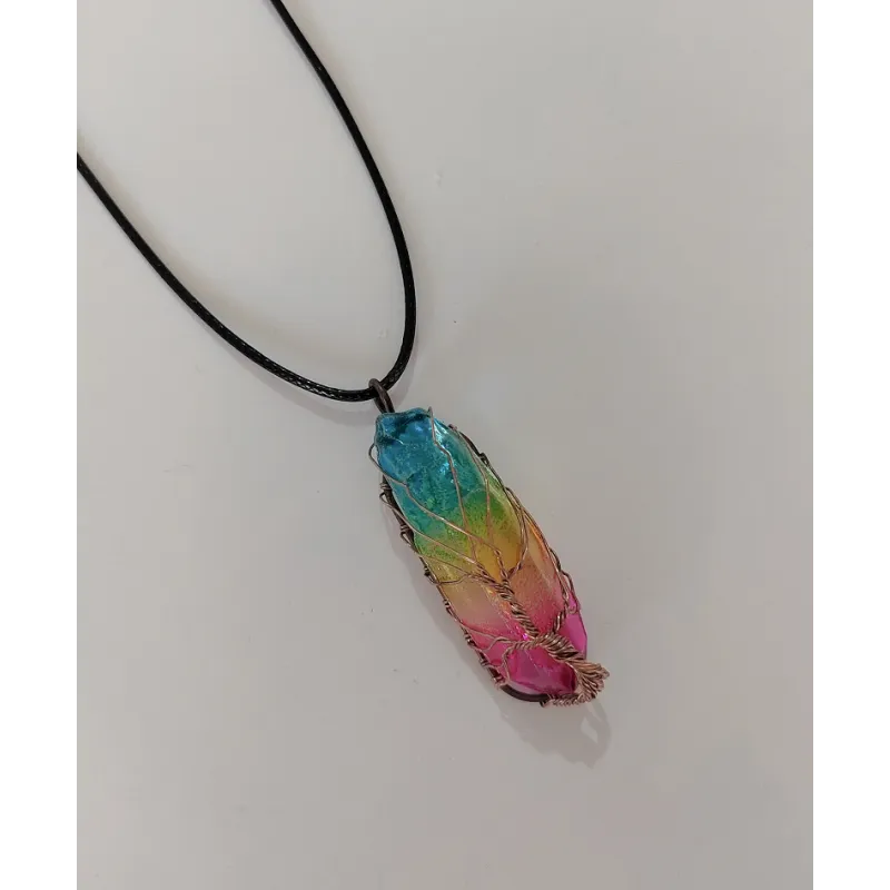 Crystal Pillar Tree Of Life Pendant - Image 4