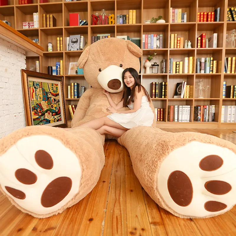 Giant Teddy Bear Plush Toy Huge Soft Toys Leather Shell - Image 2